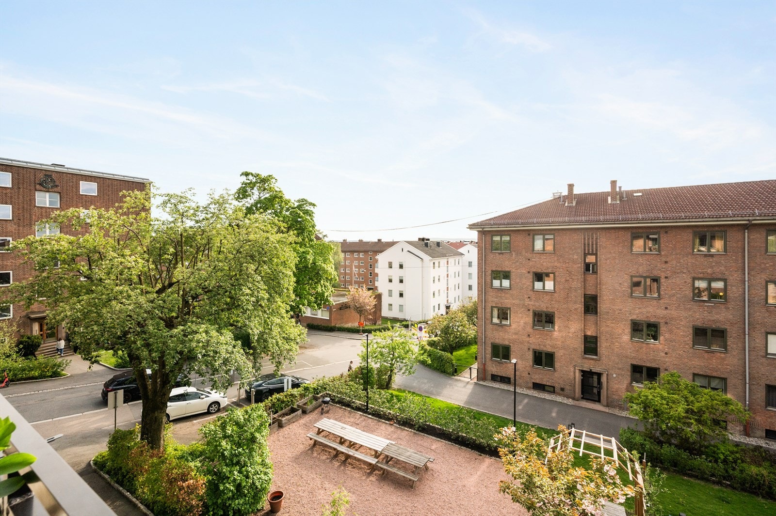 Utsikt fra balkongen. Galleribilde