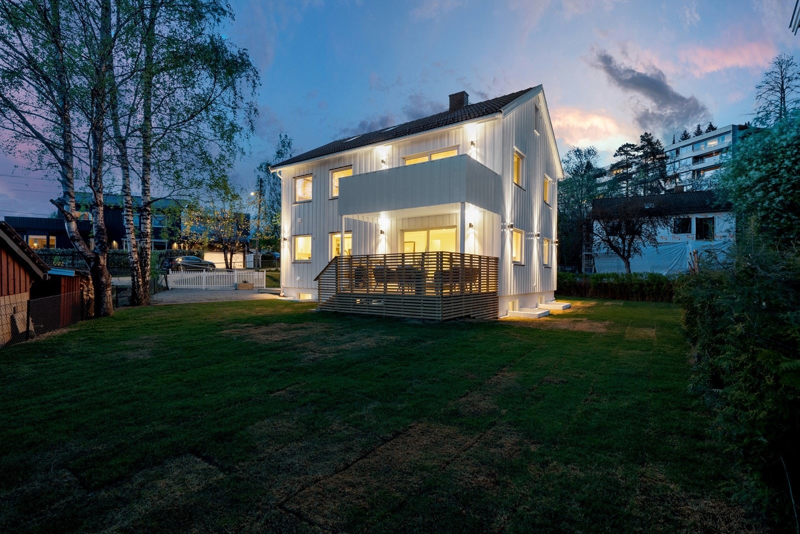 Stor og flat tomt Galleribilde