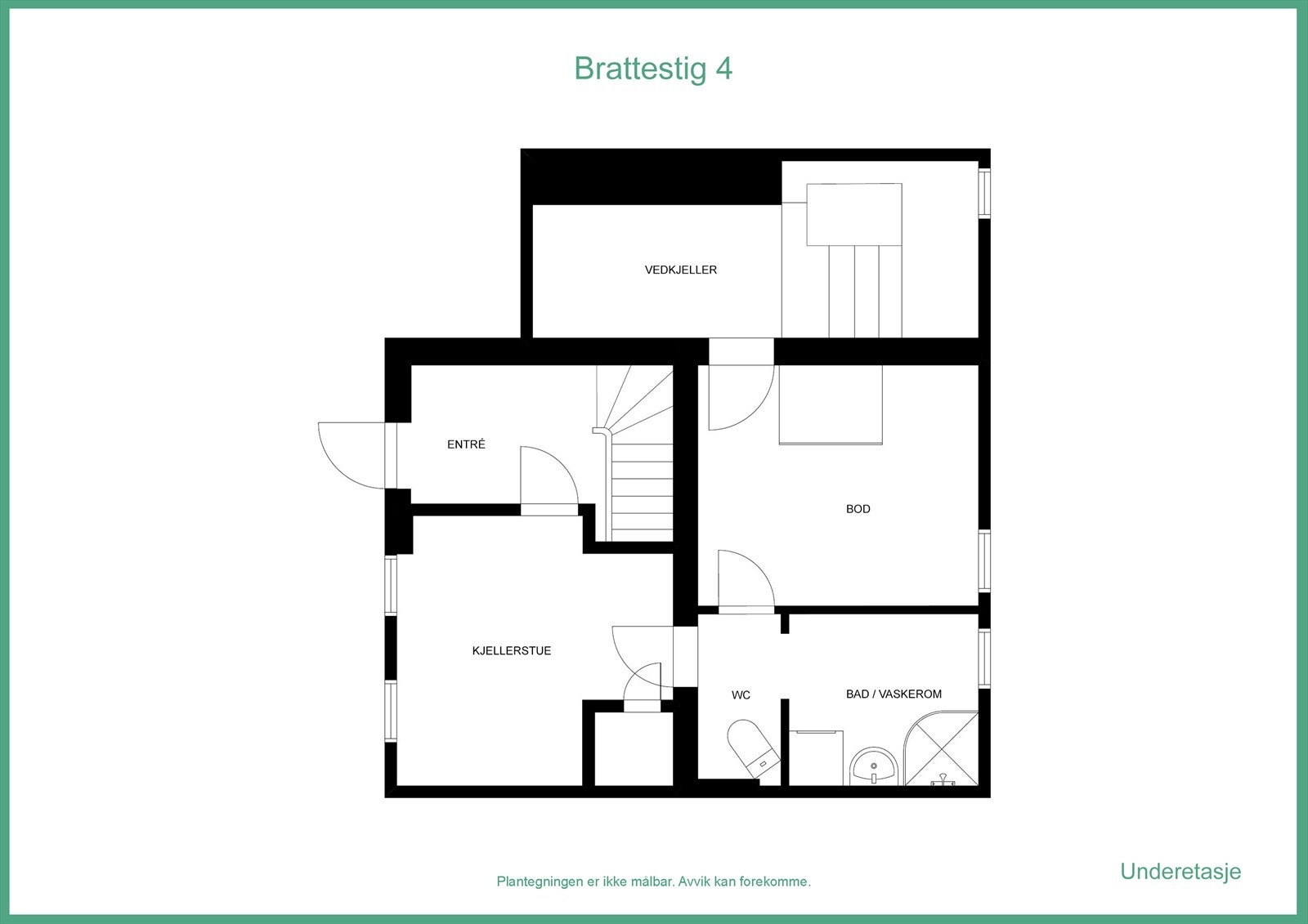 Plantegning kjeller Galleribilde