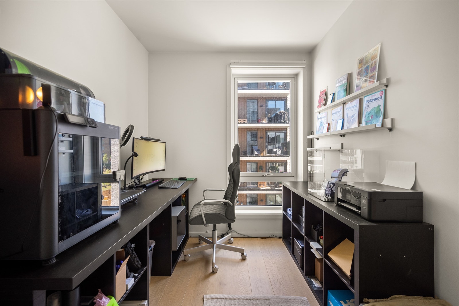 Det andre soverommet fungerer utmerket som barnerom, gjesterom eller kontor, alt etter behov. Galleribilde