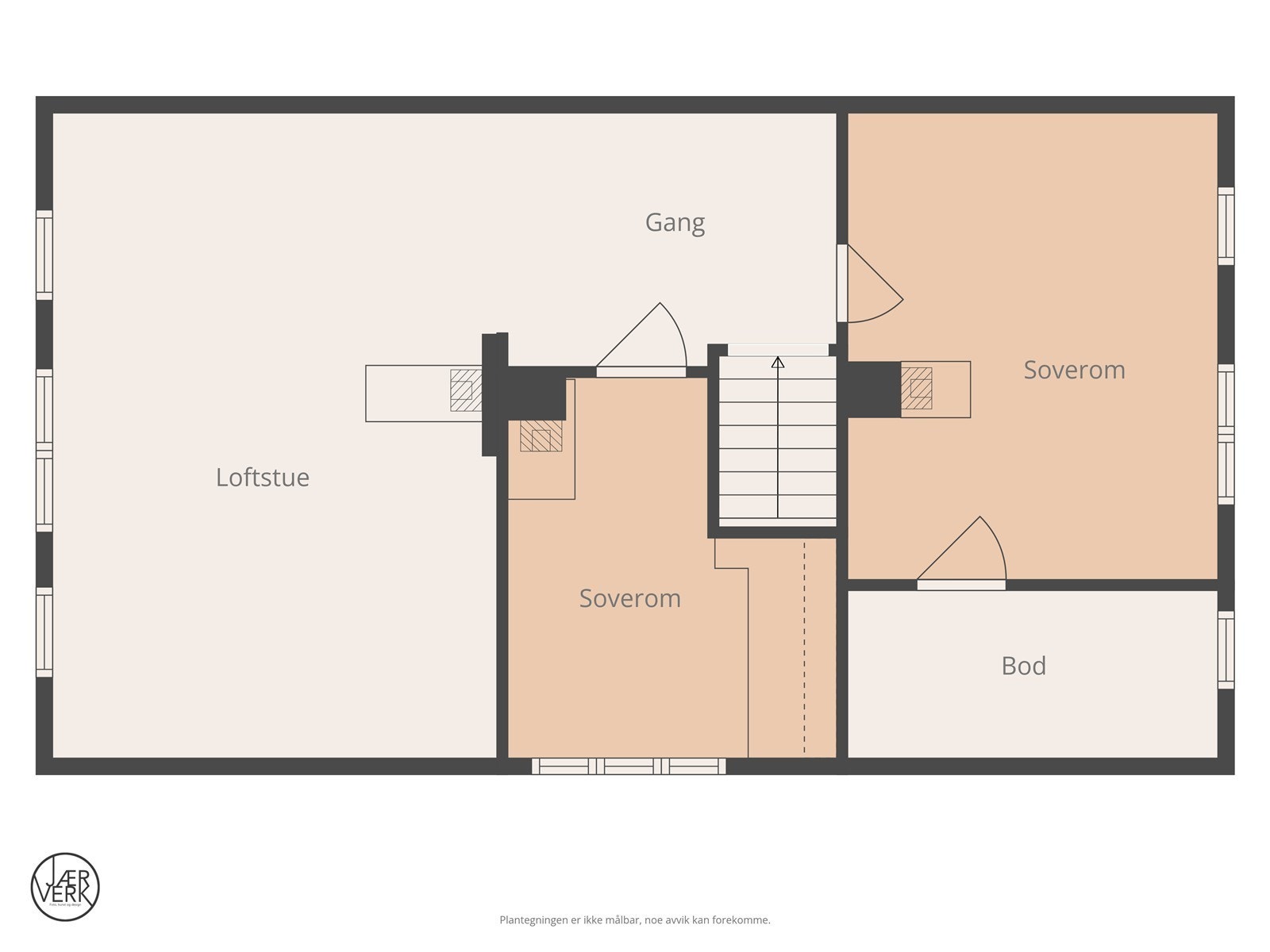 Plan 2 etasje Galleribilde