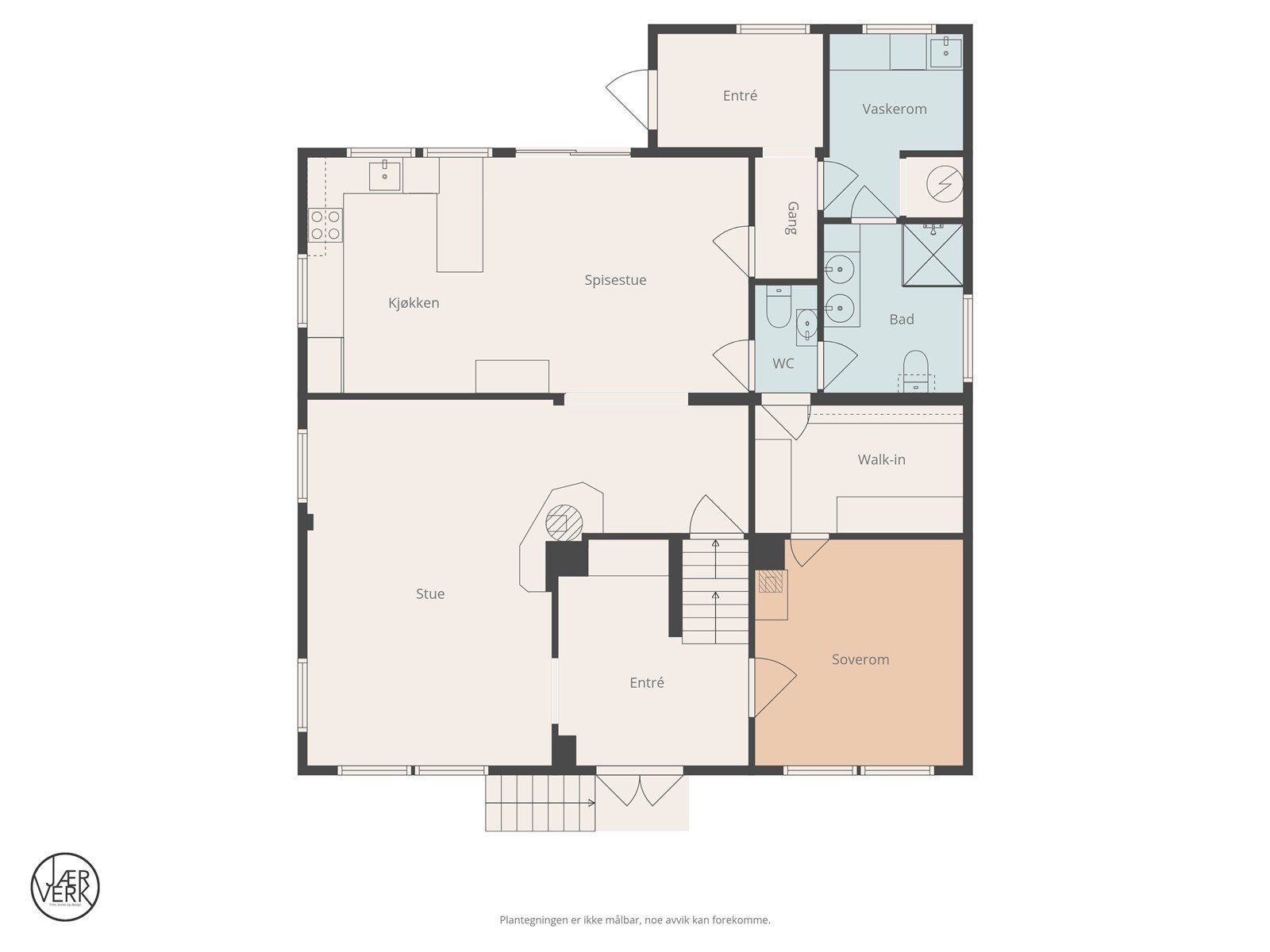 Plan 1 etasje Galleribilde