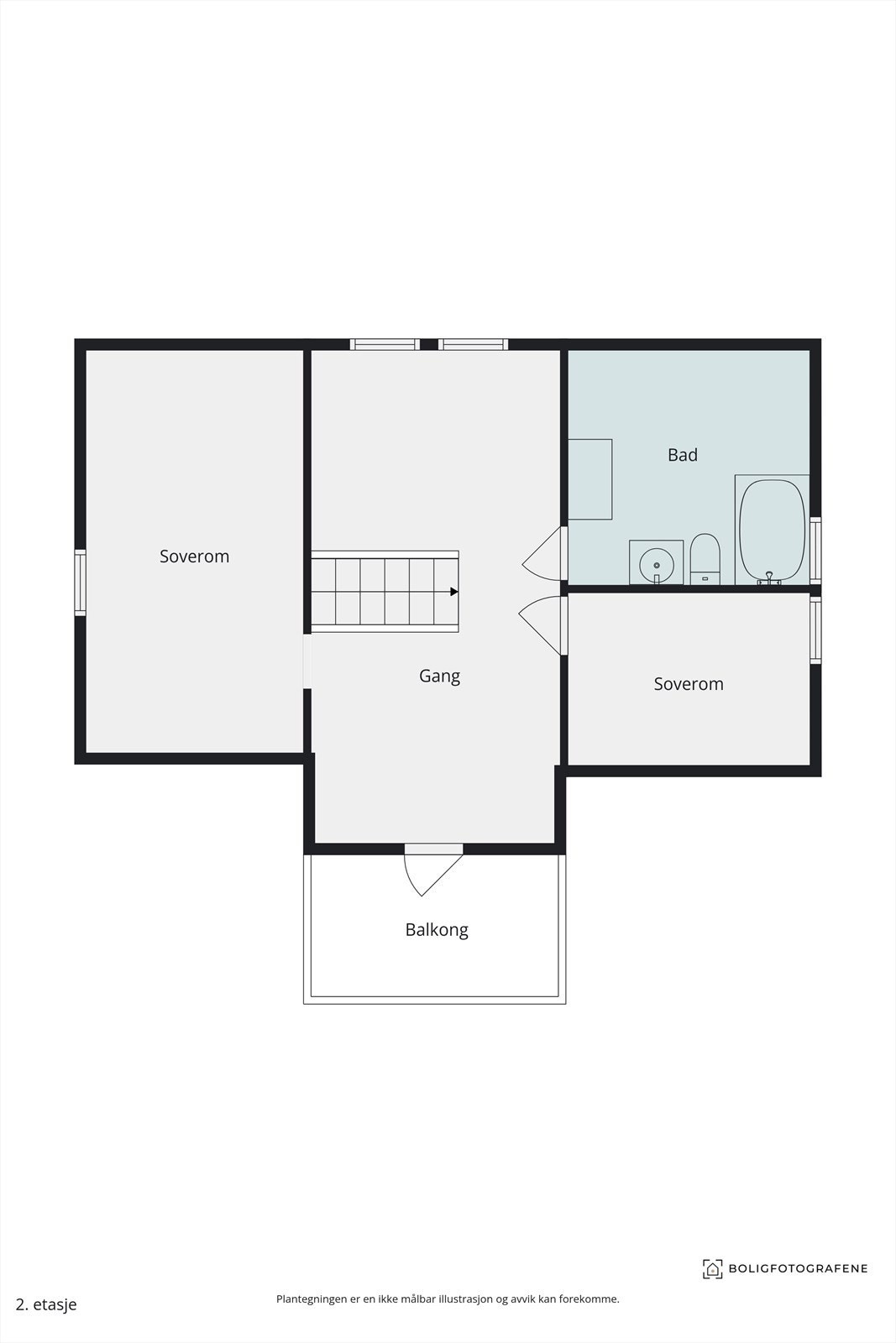 Plantegning Loft Galleribilde