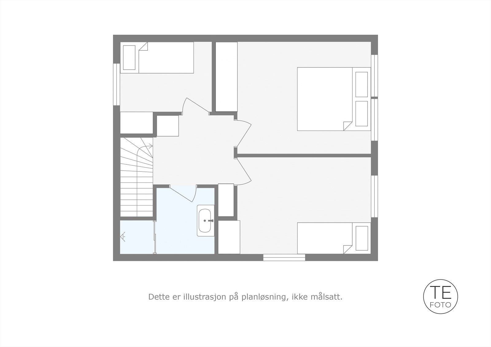 Plantegning 2 etasje Galleribilde
