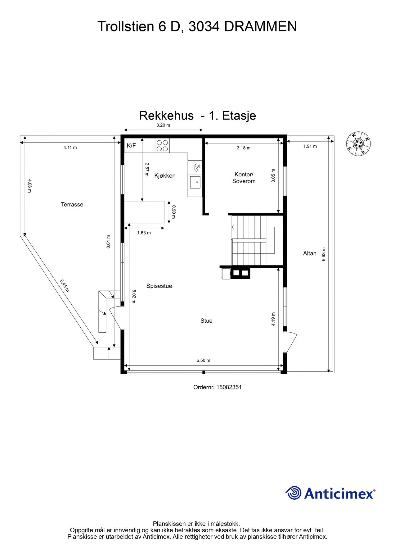 Plantegning - 1.Etasje Galleribilde