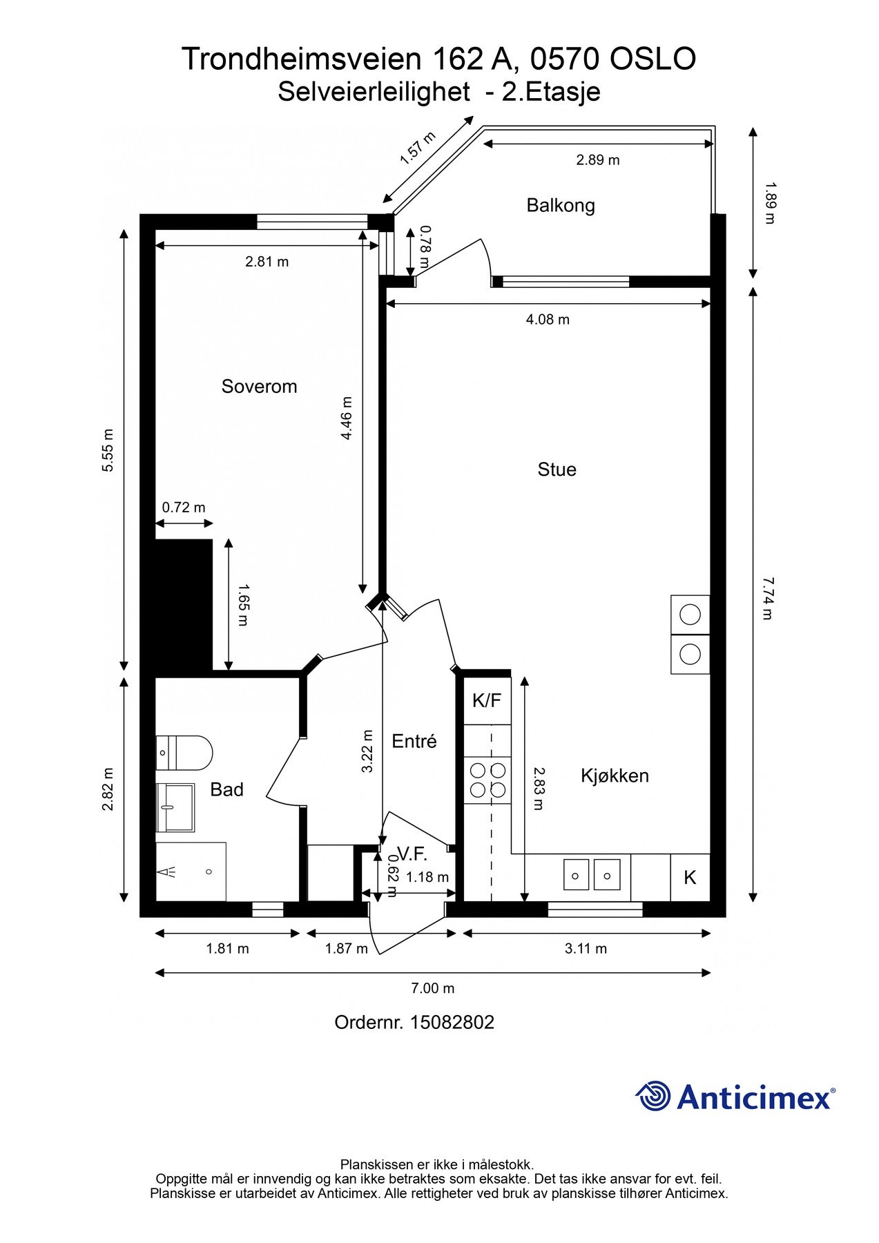 Plantegning. BRA-i: 55m2. Galleribilde