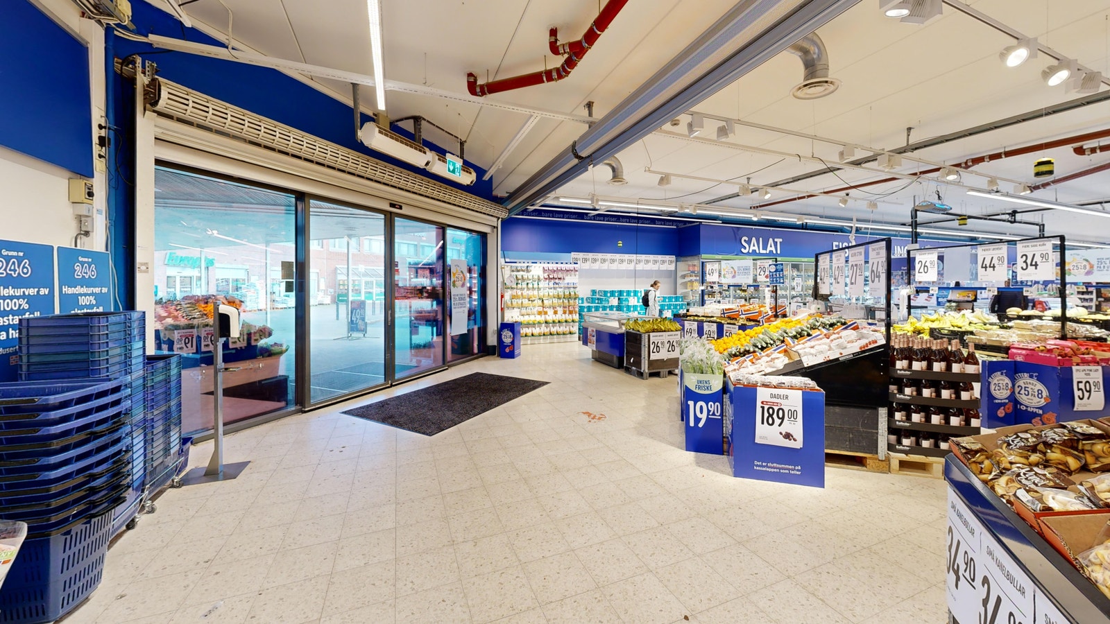 Bygget har blandt annet leietakere som rema1000 Galleribilde