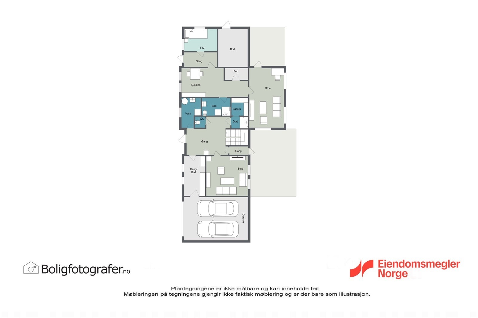 Plantegning 1. etasje. Galleribilde