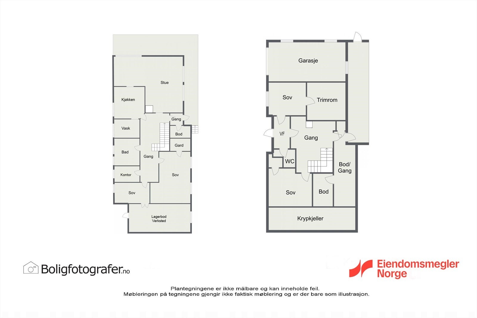 Plantegning Galleribilde