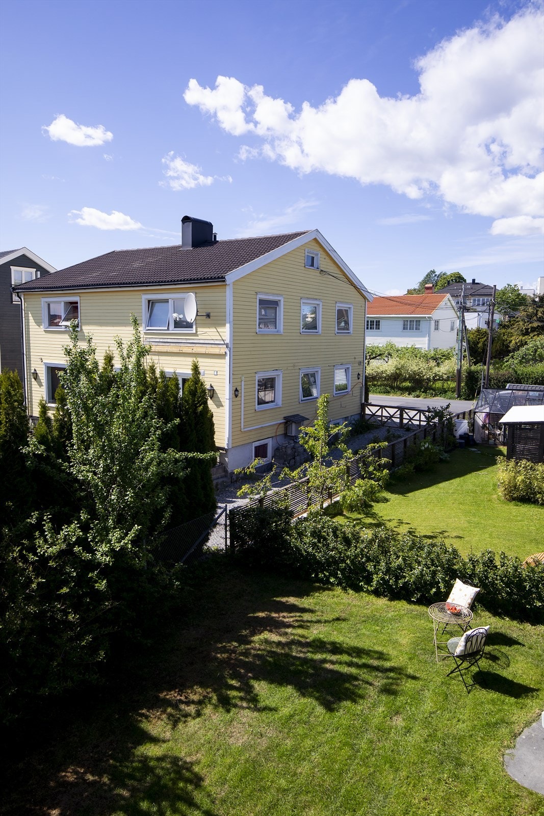 Hyggelige uteområder til glede for både store og små. Galleribilde