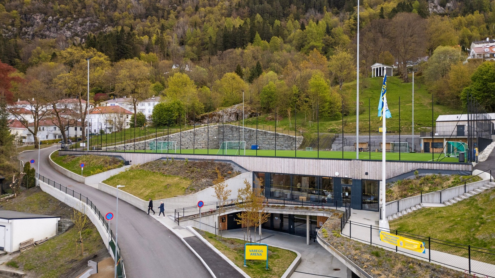 Munkebotn ligger strategisk fint til mellom Varegg Arena (bildet) og Stemmemyren idrettsanlegg Galleribilde