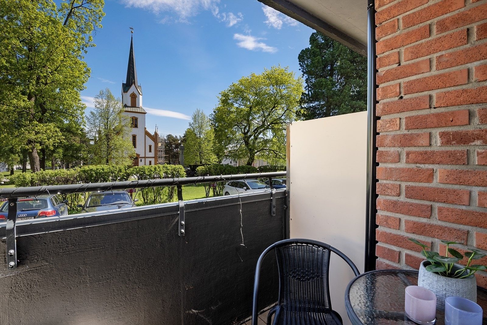 Utsyn mot Gjøvik kirke. Galleribilde