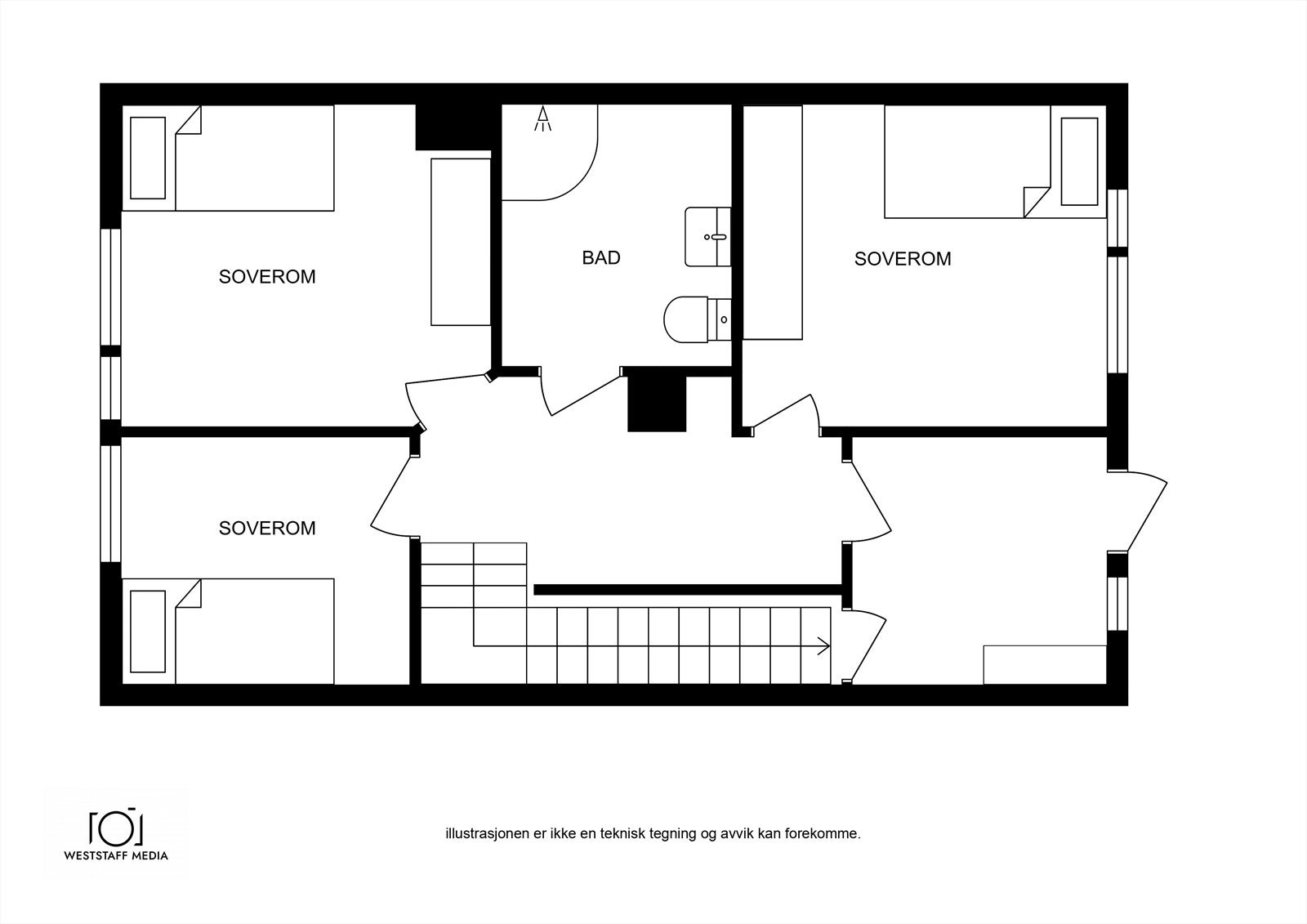Plantegning første etasje Galleribilde