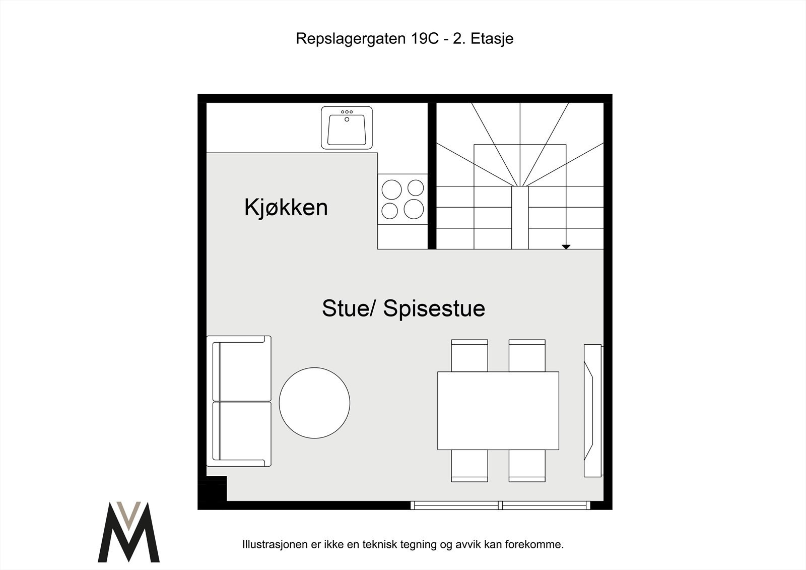 Plantegning 2. etasje. Galleribilde