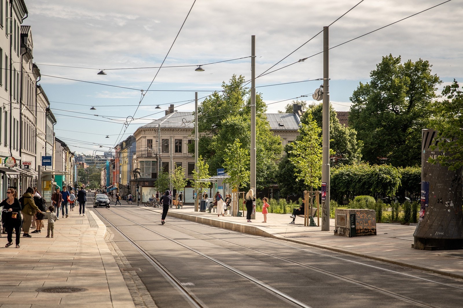 Området byr på en perfekt balanse mellom urbant liv og grønne parker. Galleribilde