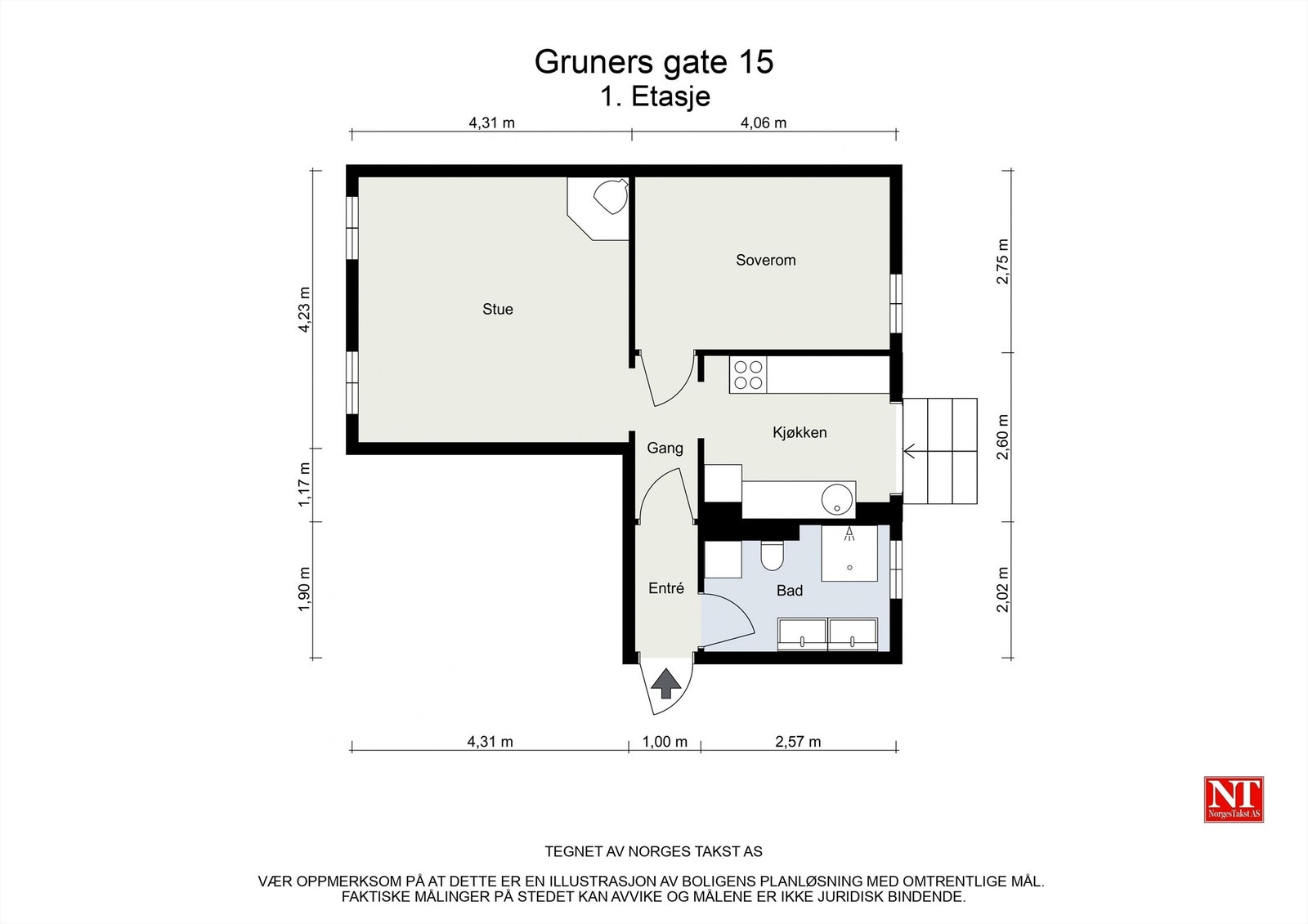 Planløsning. Galleribilde