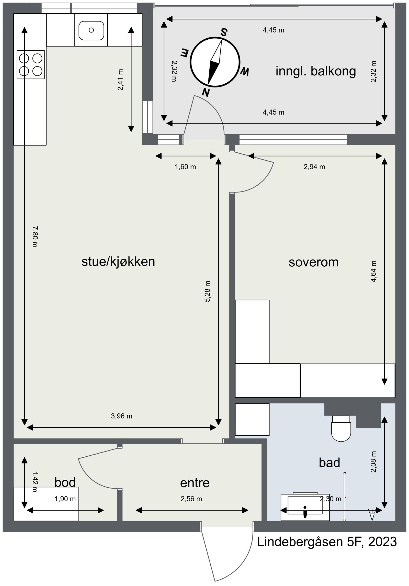 Plantegning Galleribilde