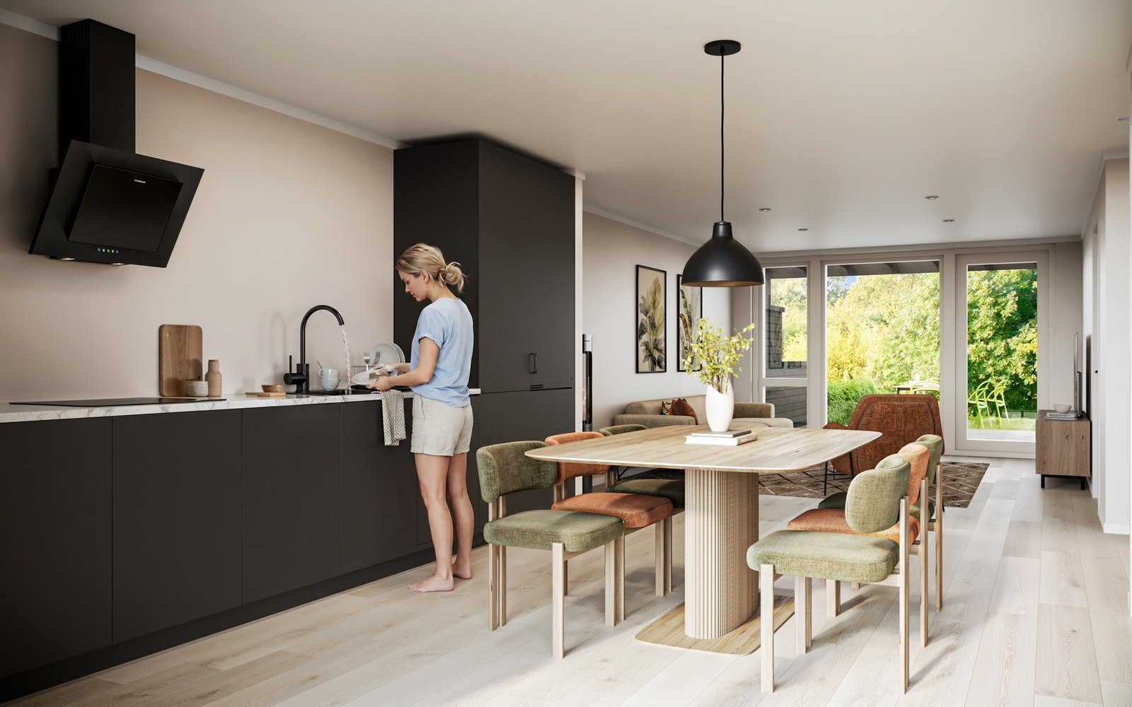 Boligen har to forskjellige planløsninger i 2. etasje. Her står du inntil videre fritt til å velge planløsning, men du må bestemme deg før prosjektet kommer for langt. Galleribilde