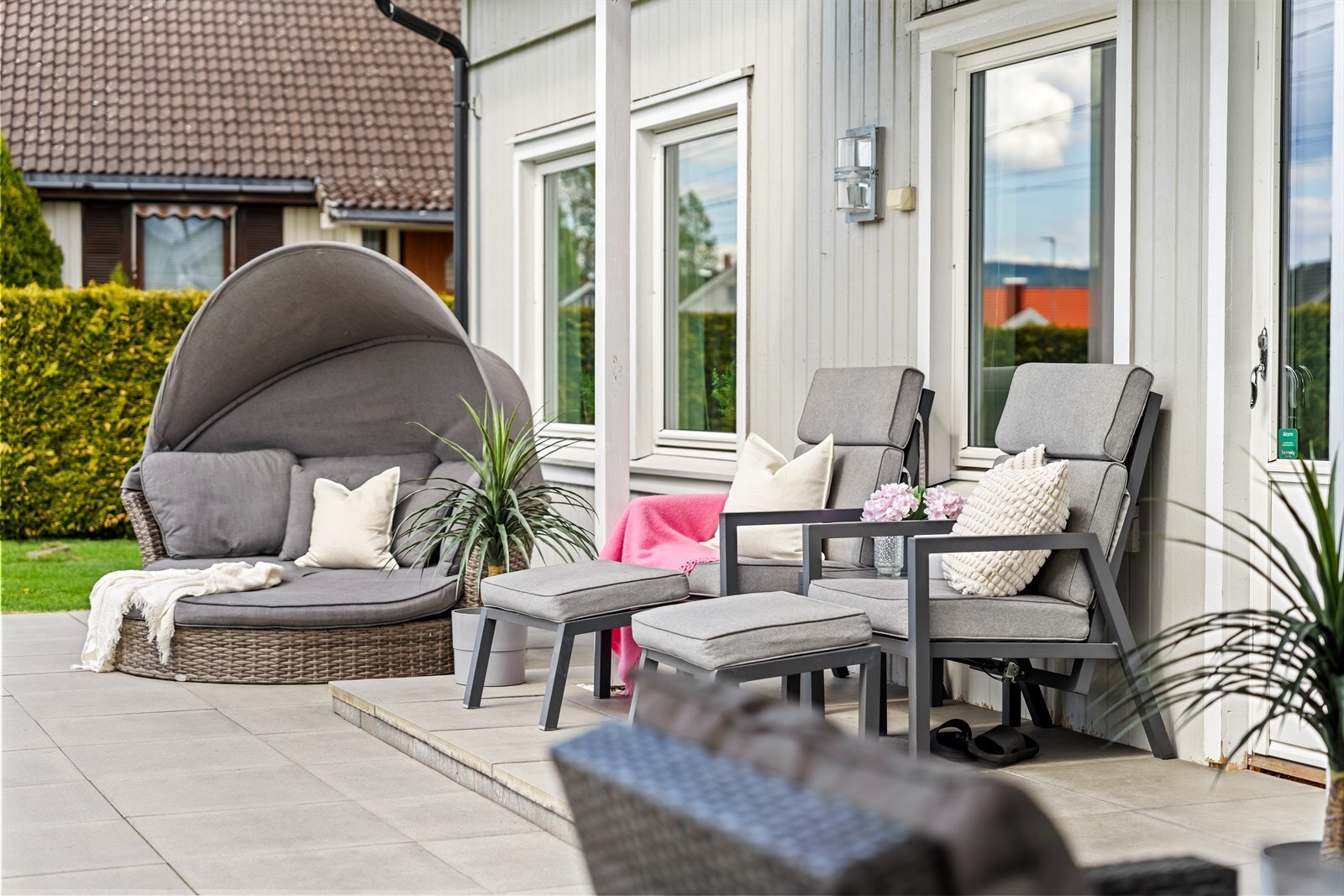 Detalj - Uteområde. Galleribilde