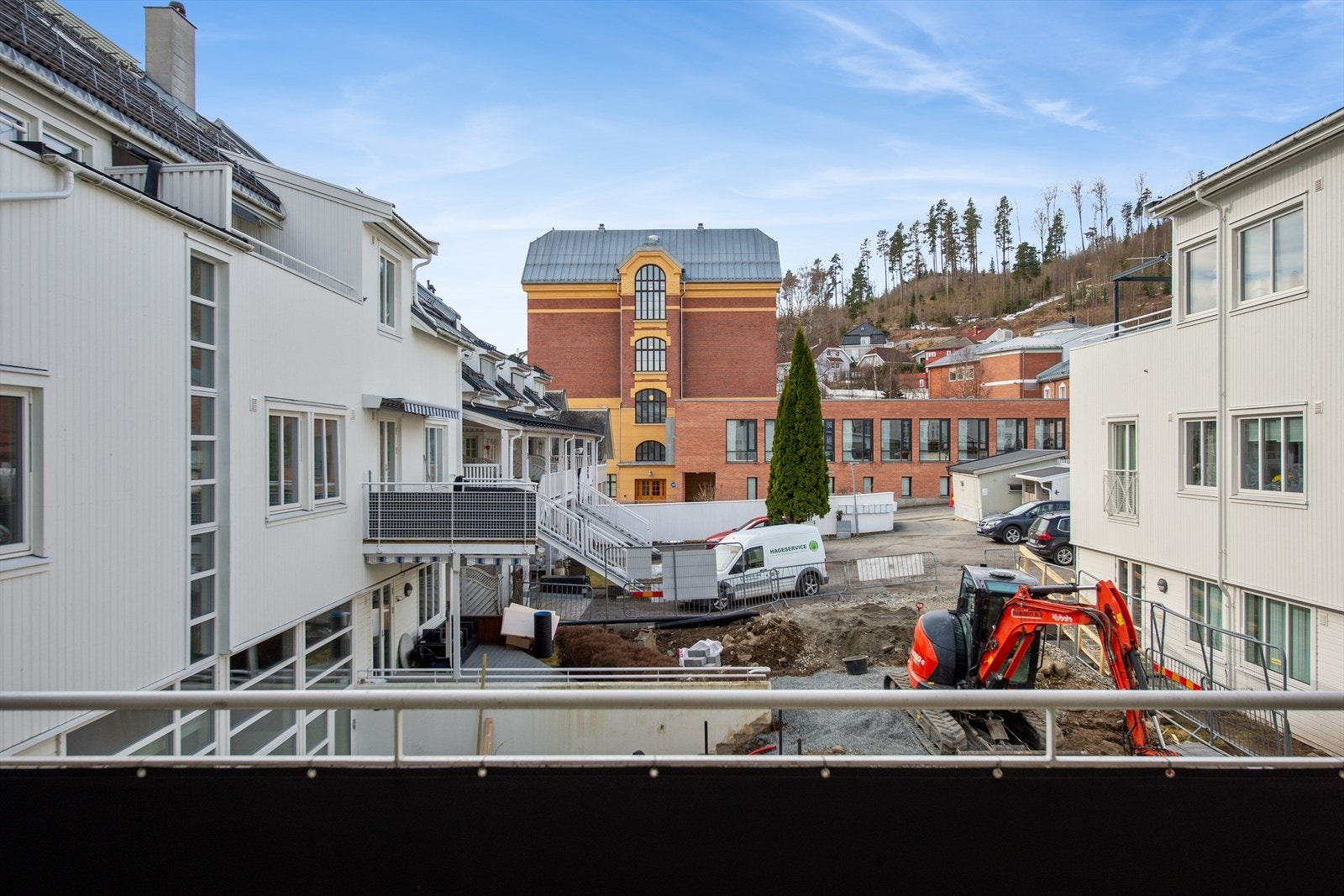Utsikt fra felles balkong. Galleribilde