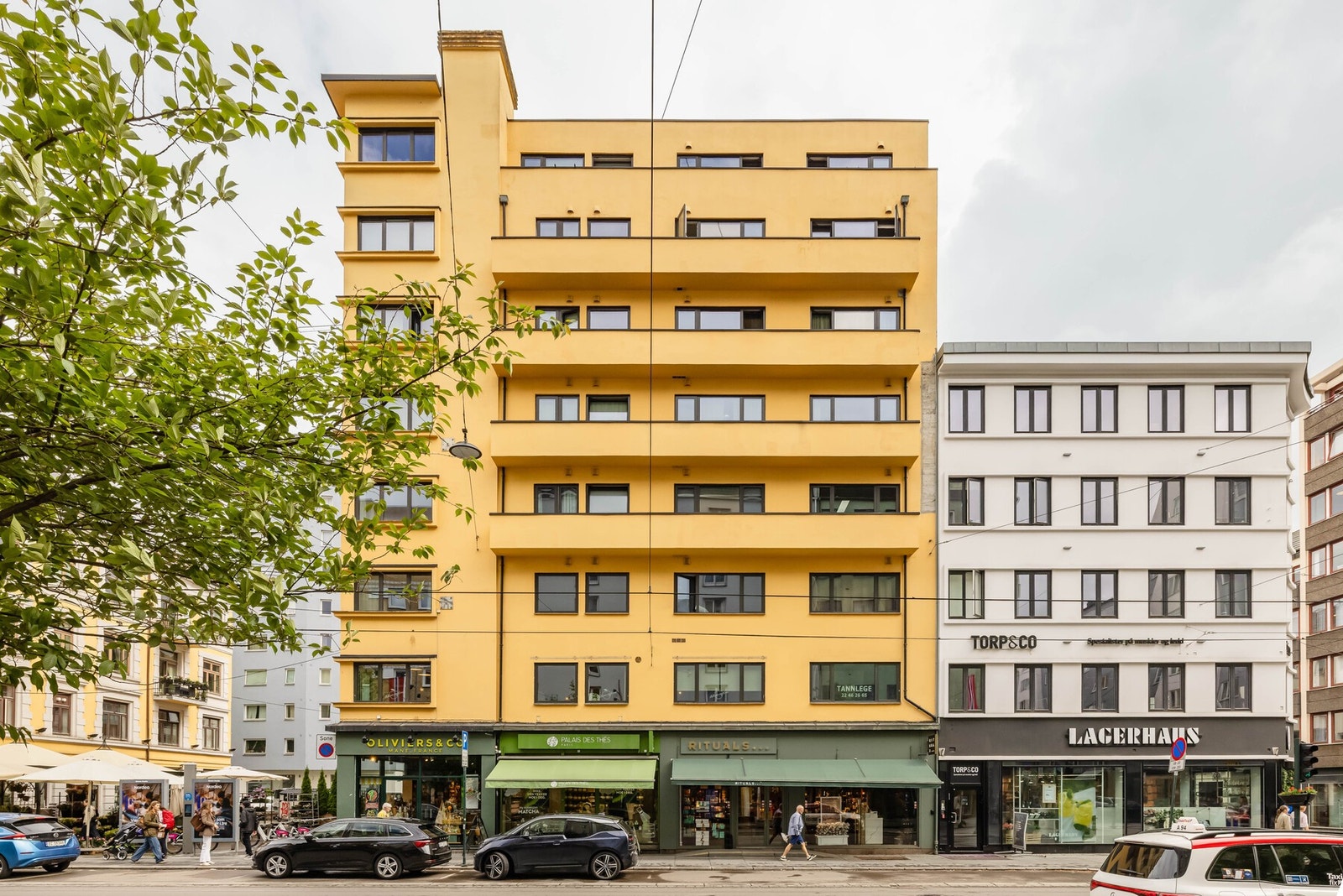 Fasade fra Bogstadveien. Galleribilde
