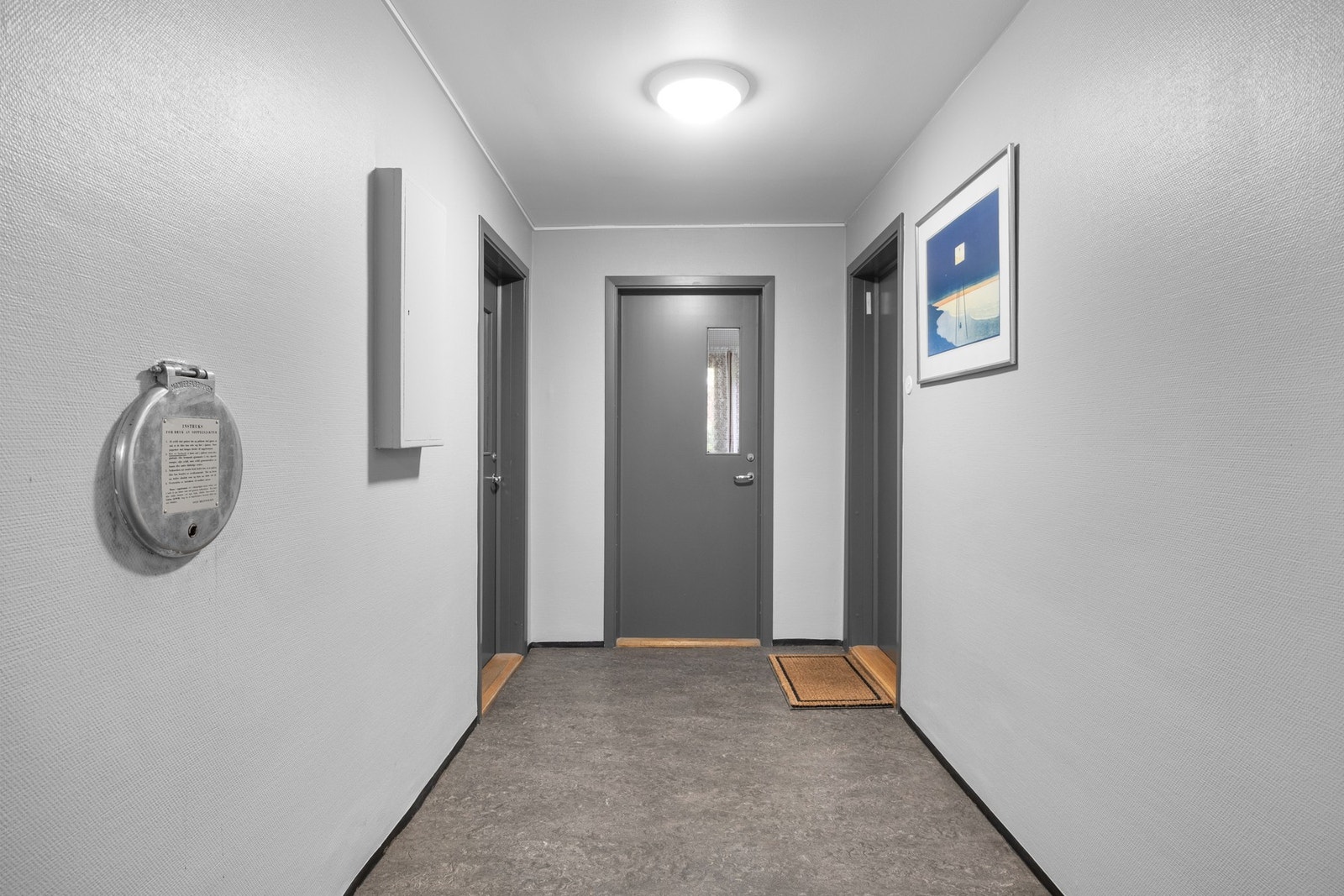 Sameiet har flere fellesrom med lagringsmuligheter i skap, stor hylle, fellesrom etc. Galleribilde