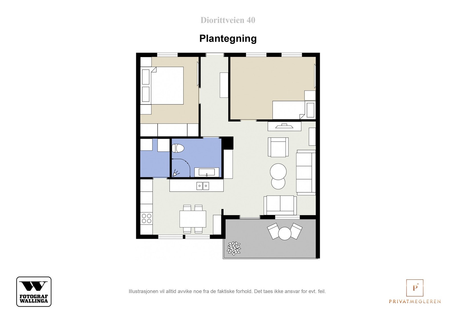 Plantegning. Galleribilde