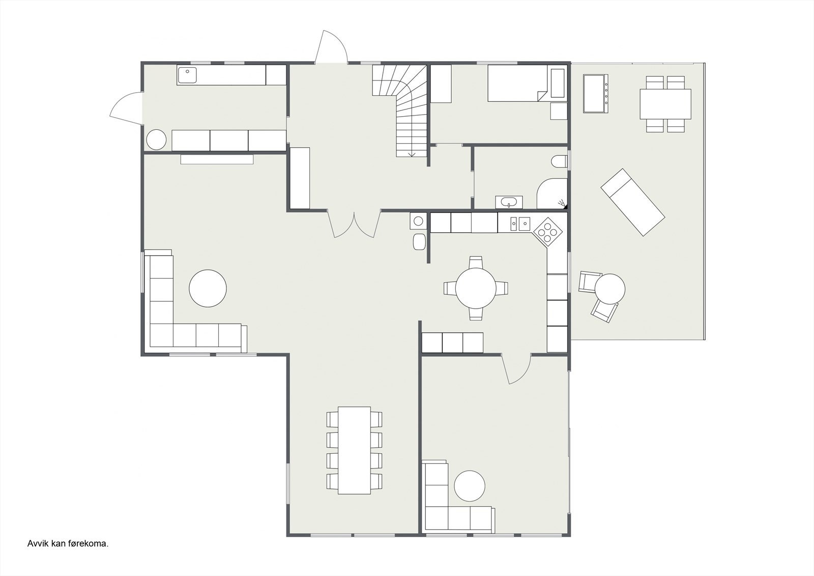 Planteikning 2D 1.etg. Galleribilde