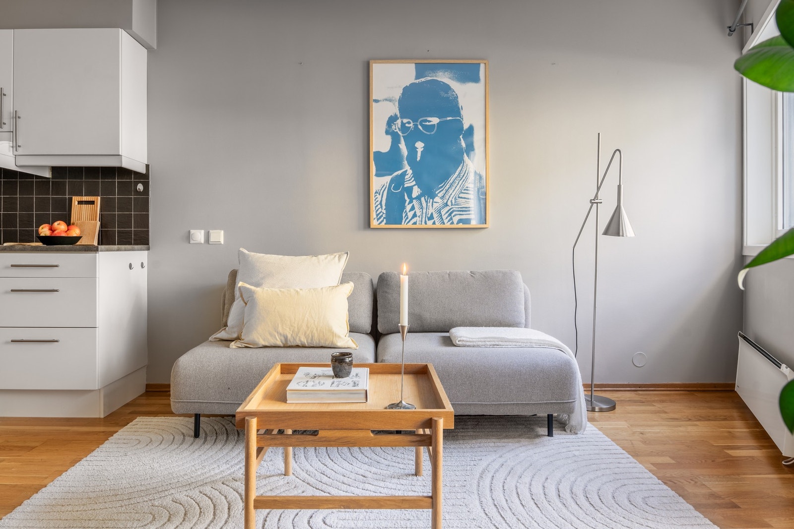 Leiligheten har balansert ventilasjon som sørger for et sunt inneklima. Galleribilde