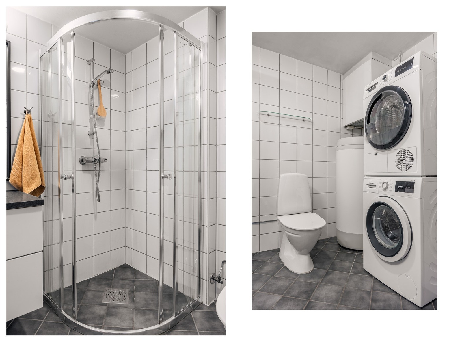 Badet måler 5 kvm. Galleribilde