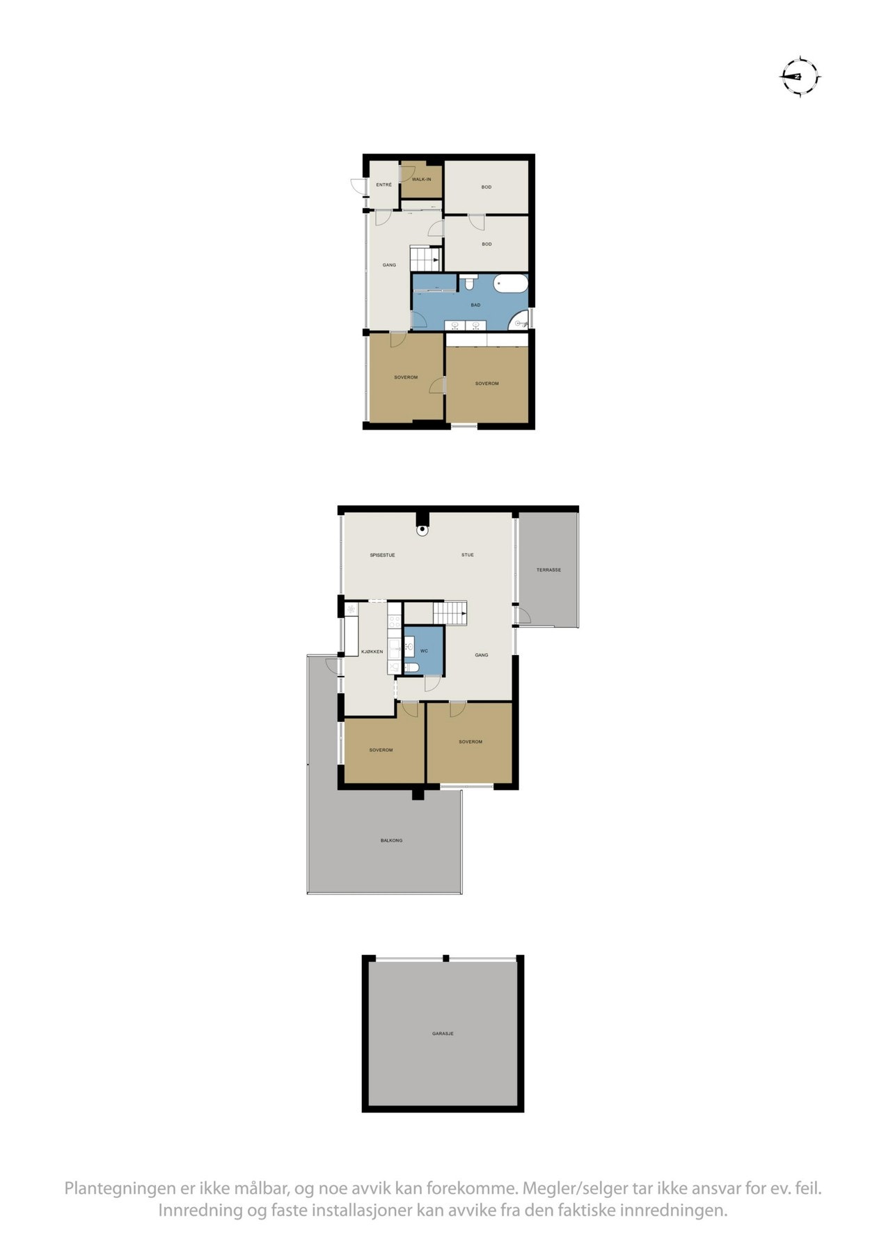 Plantegning Galleribilde