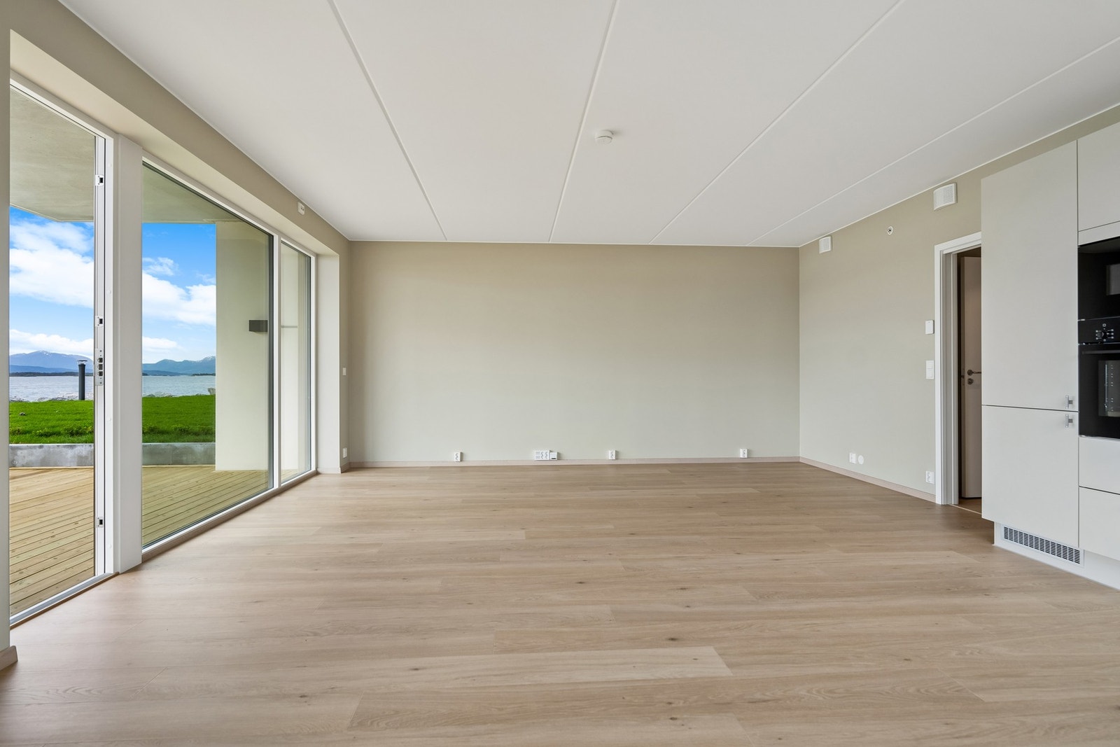 Det er trinnfri adkomst til leiligheten Galleribilde