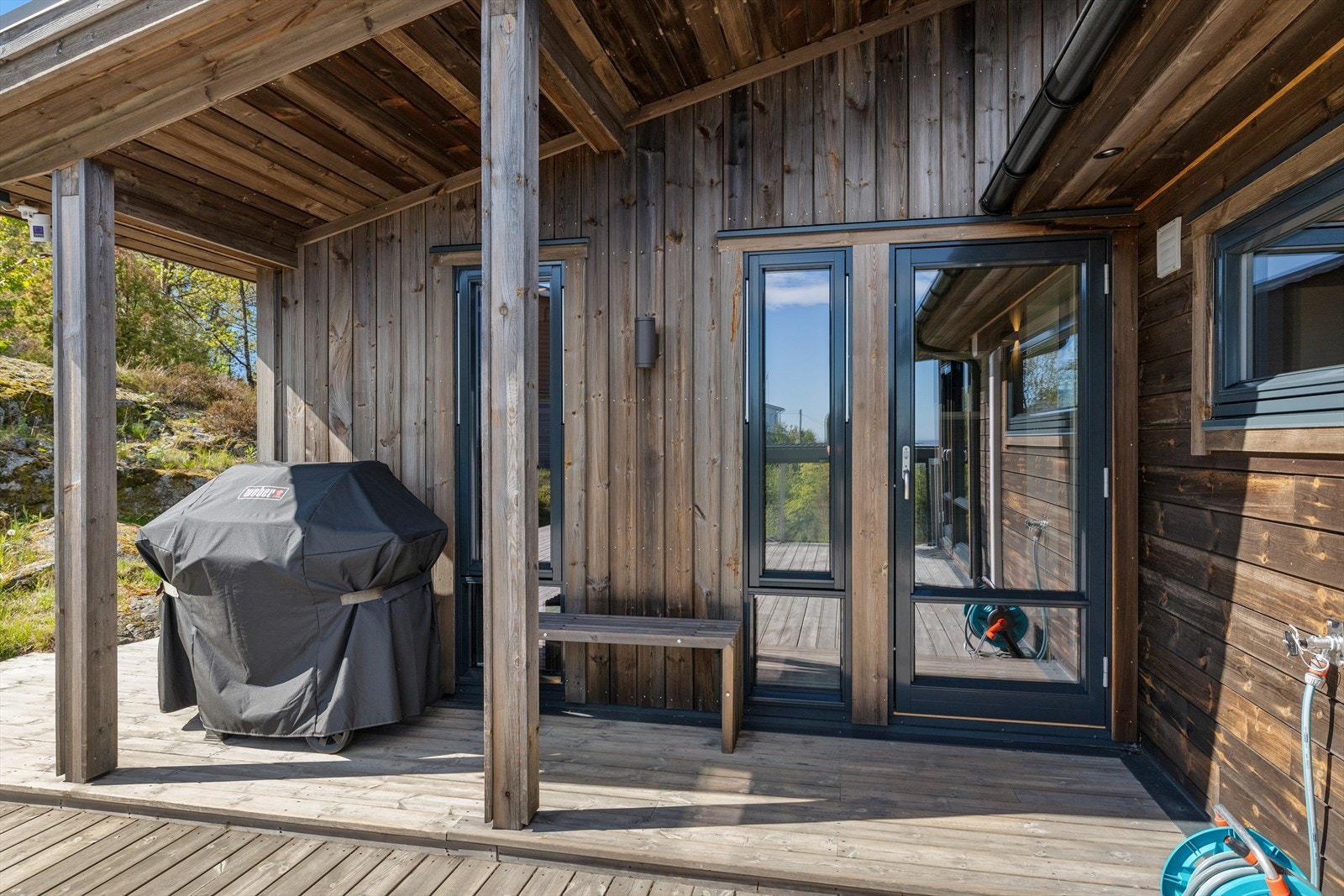 Overbygget inngangsparti. Galleribilde