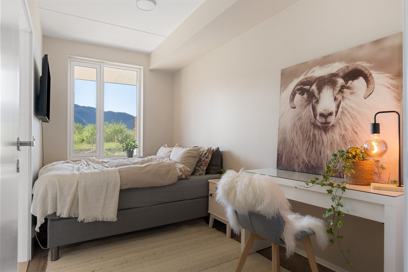 Soverommet måler 9 m². Galleribilde