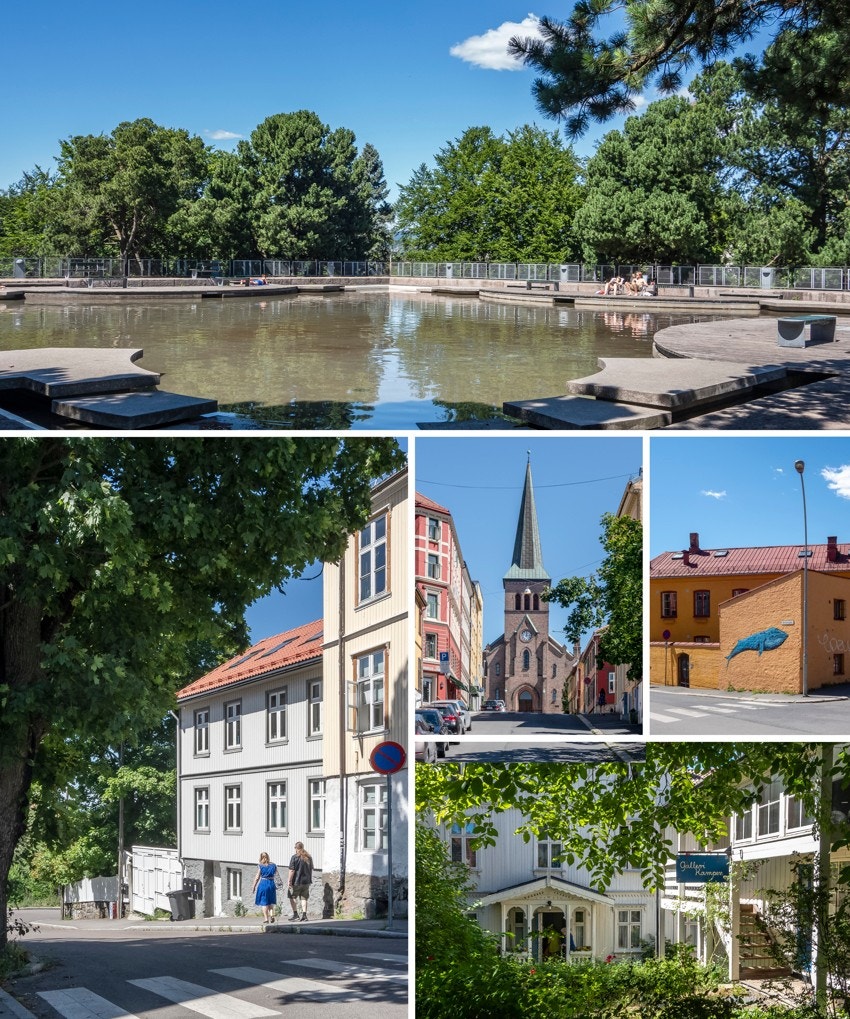 På varme sommerdager kan man rusle opp til Kampen park og vannspeilet der. En skjult perle man bør ta turen til, både med og uten barn. Galleribilde