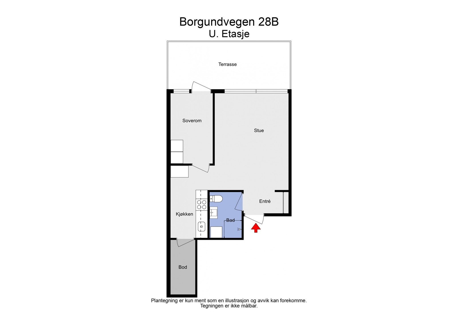 Plantegning 2D Galleribilde