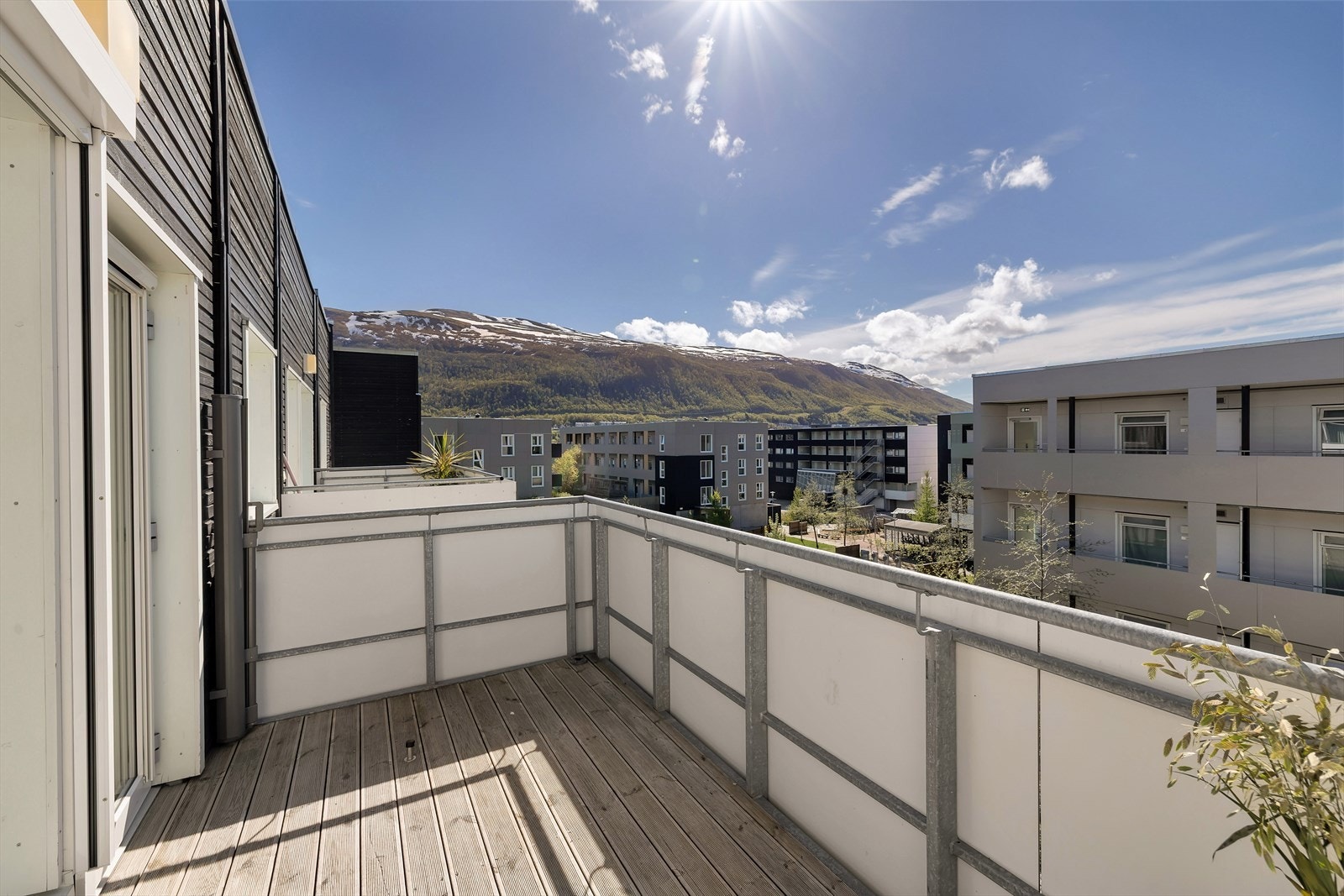 Gode solforhold på verandaen Galleribilde