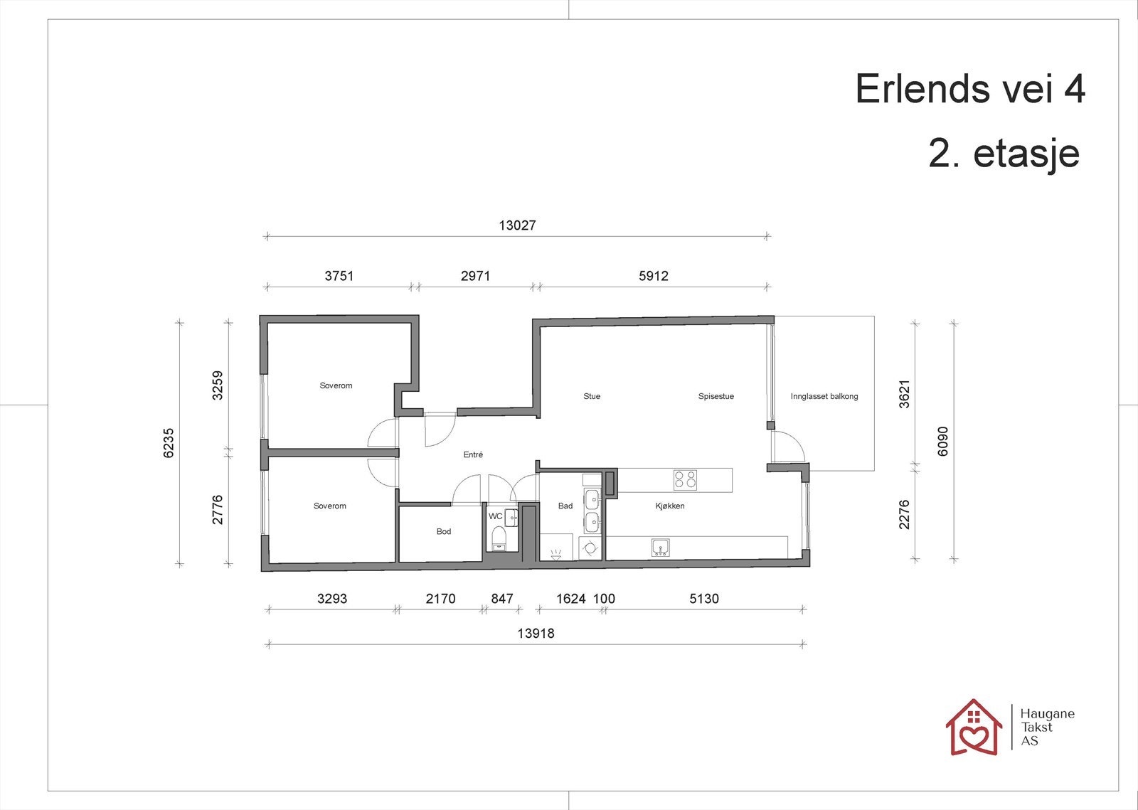 Plantegning. Galleribilde