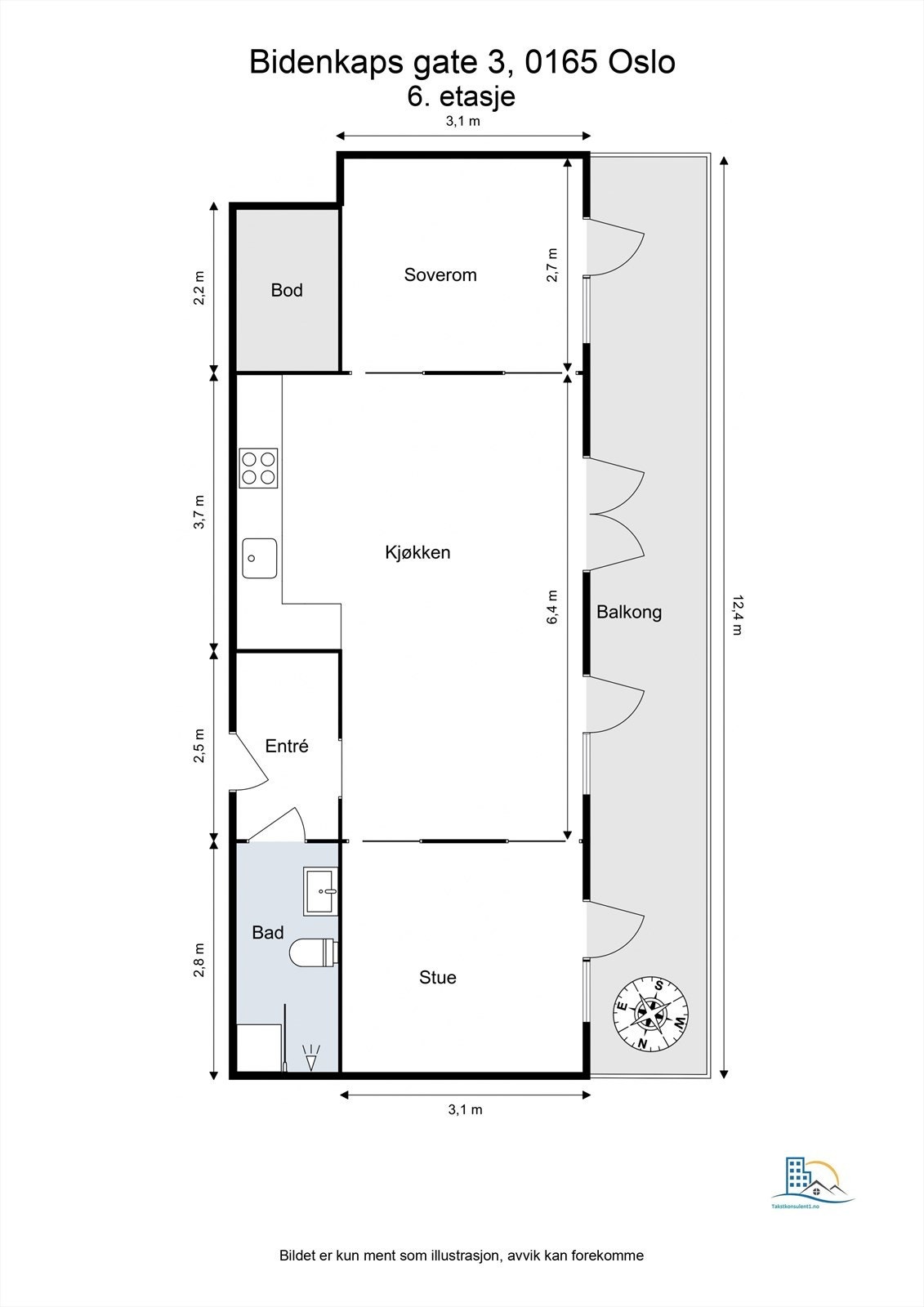 Plantegning Galleribilde
