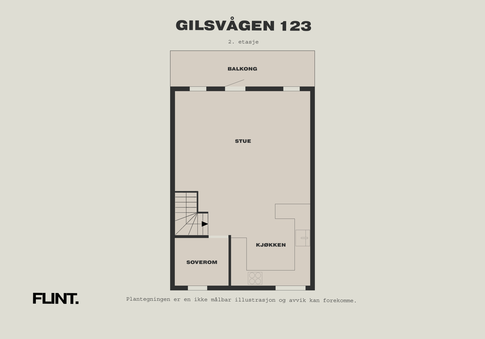 Plantegning 2.etasje Galleribilde
