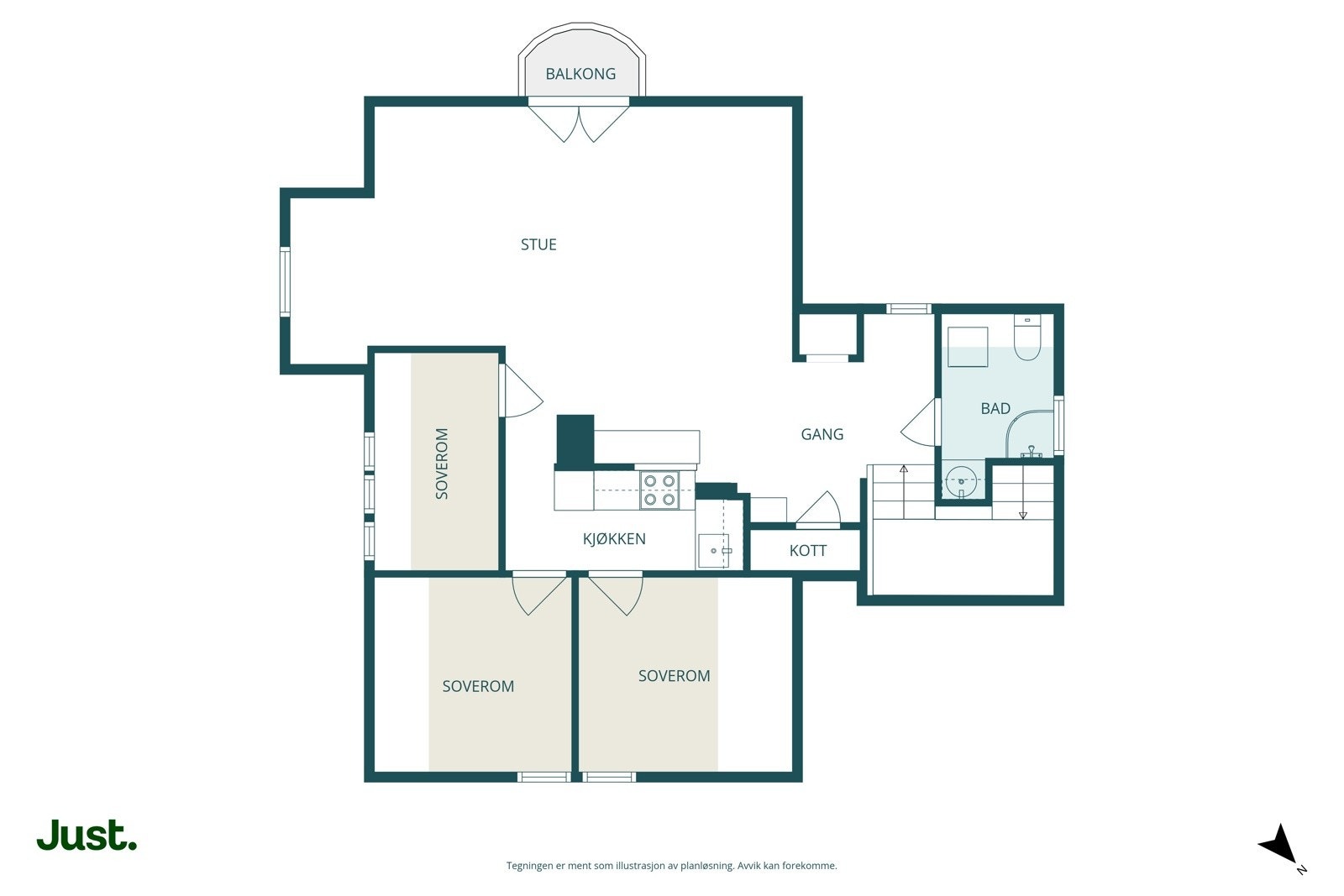 Planskisse loft.