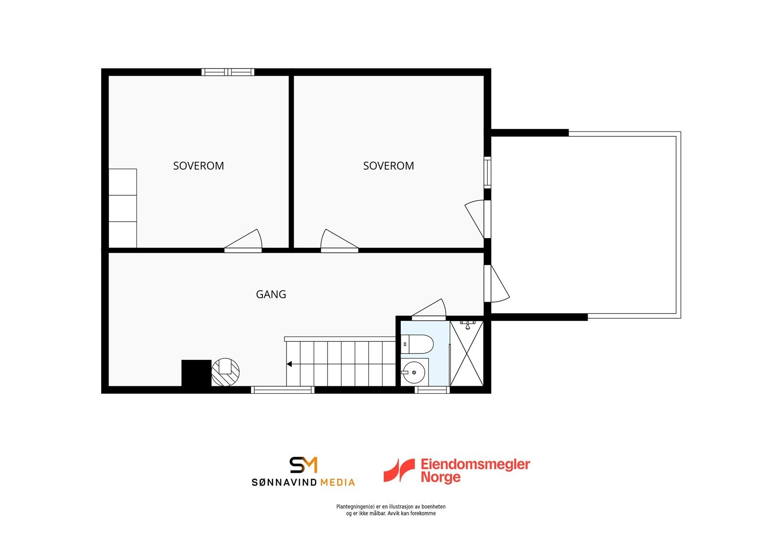 Plantegning 2. etg Galleribilde