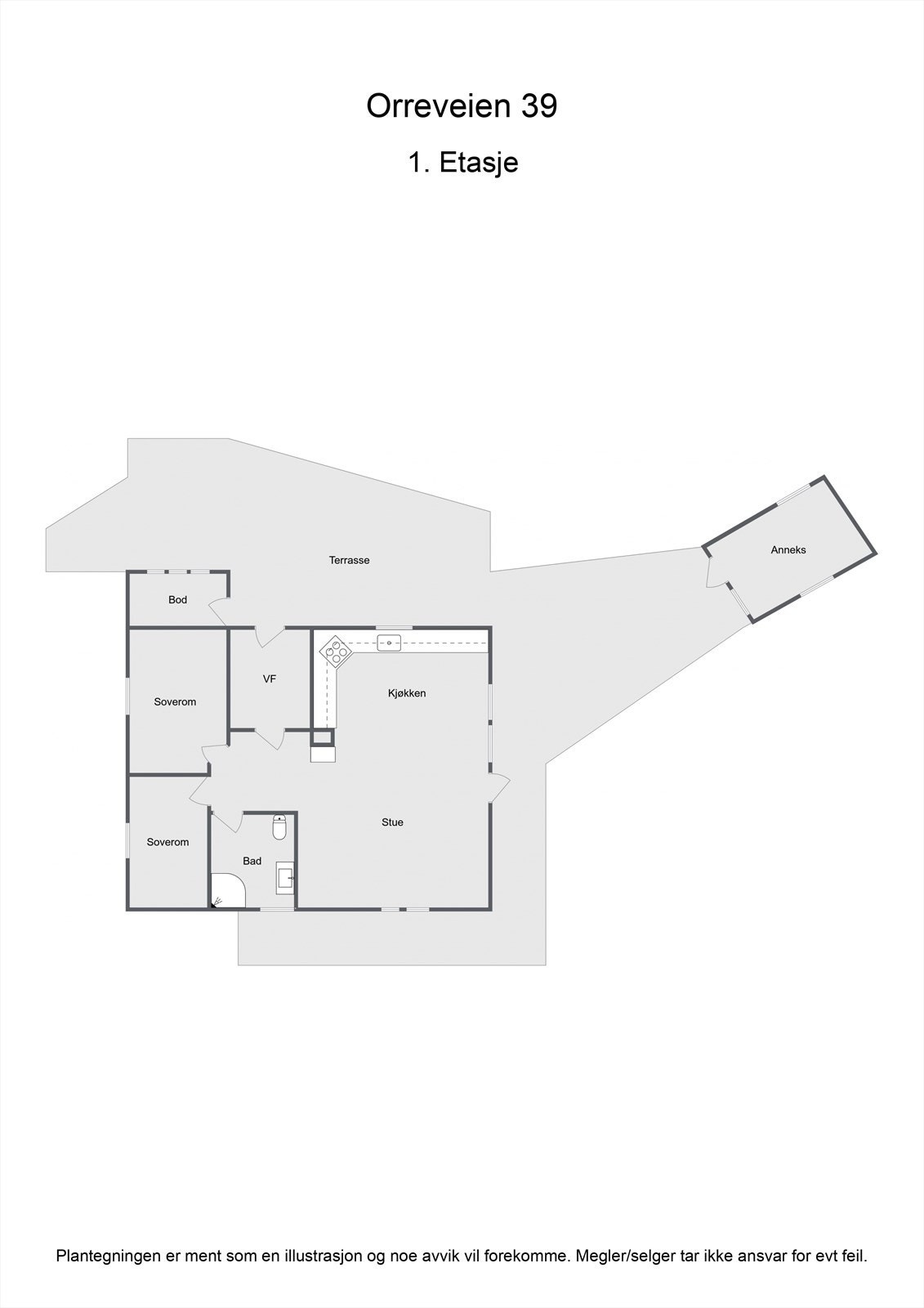 Plantegning Galleribilde