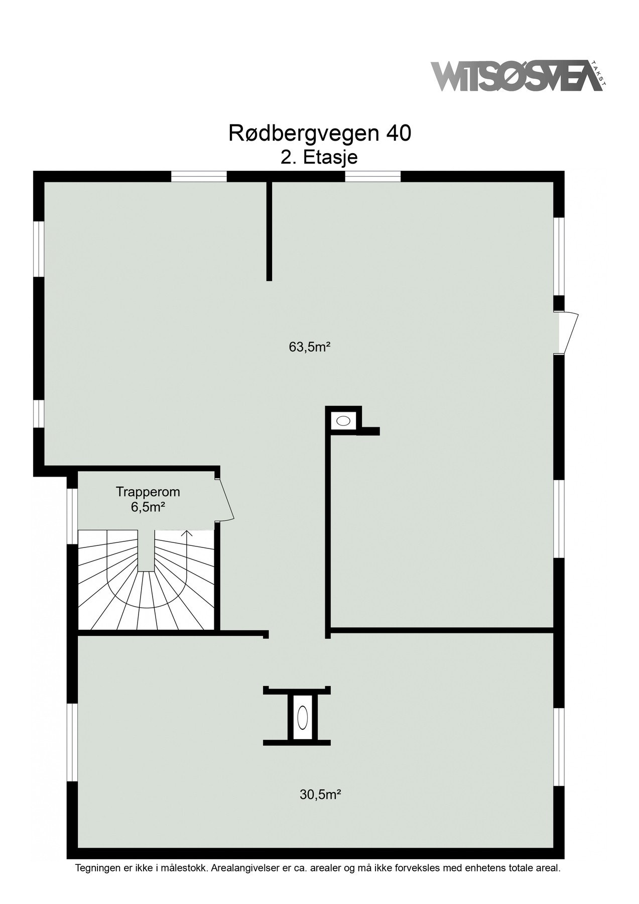 Planskisse 2. etasje Galleribilde