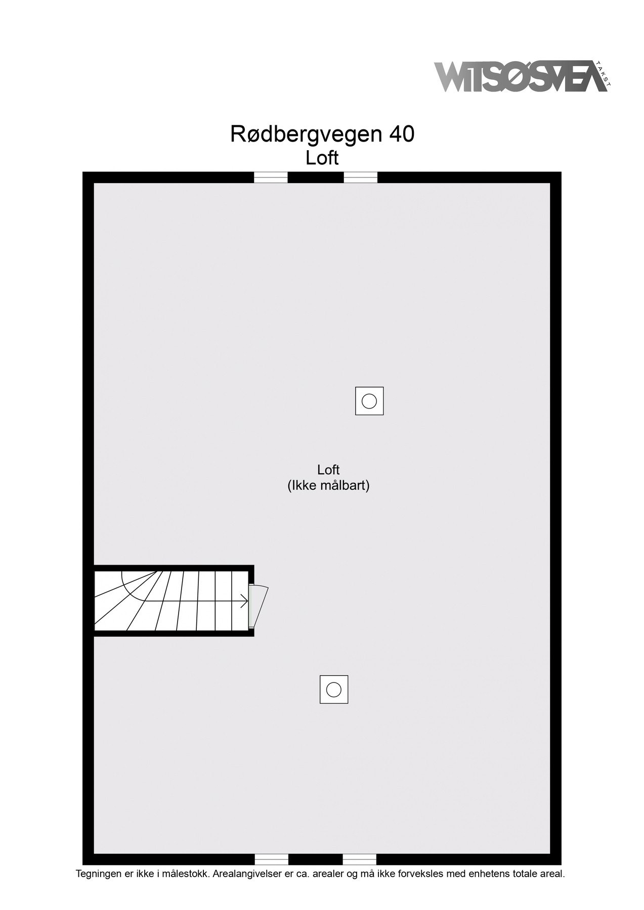 Planskisse loft Galleribilde