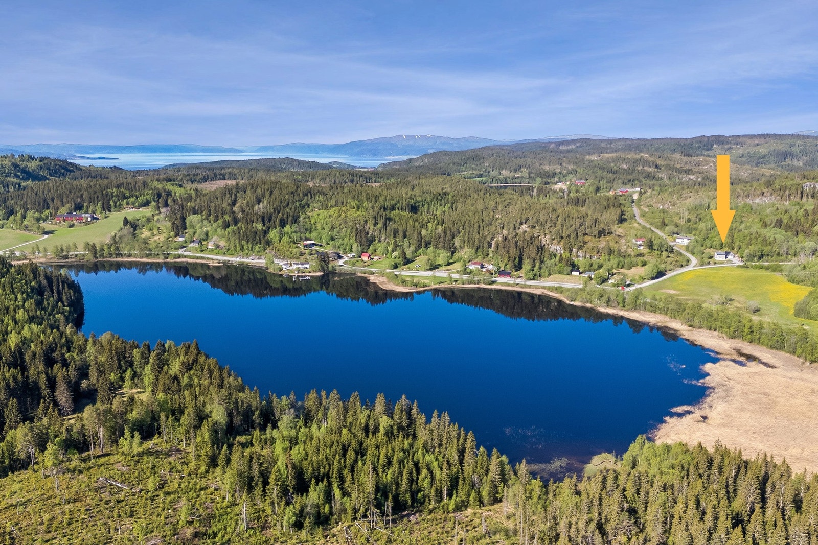 Fin beliggenhet kun 6 km fra Steinkjer sentrum Galleribilde