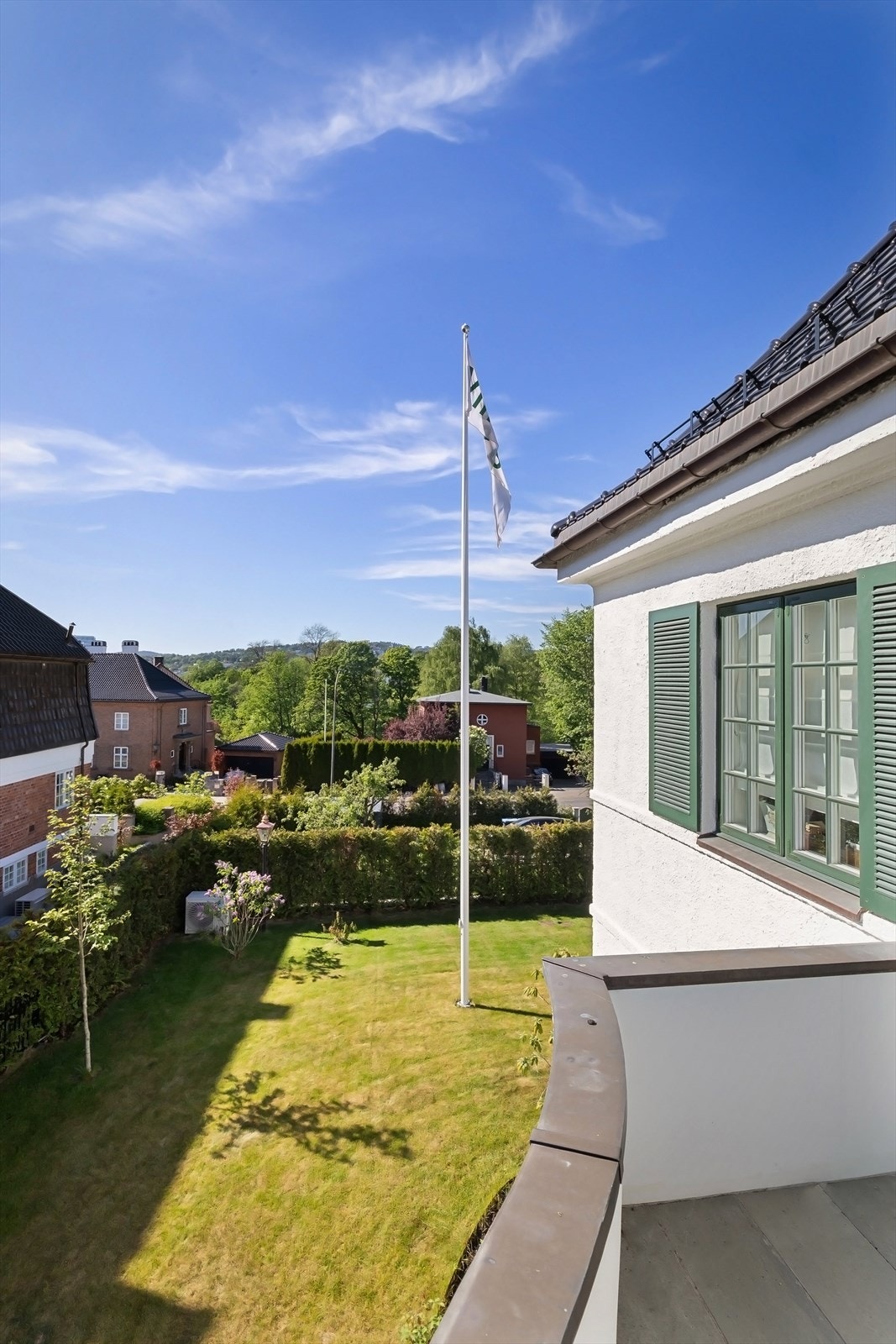Balkong med utgang fra hovedsoverom Galleribilde