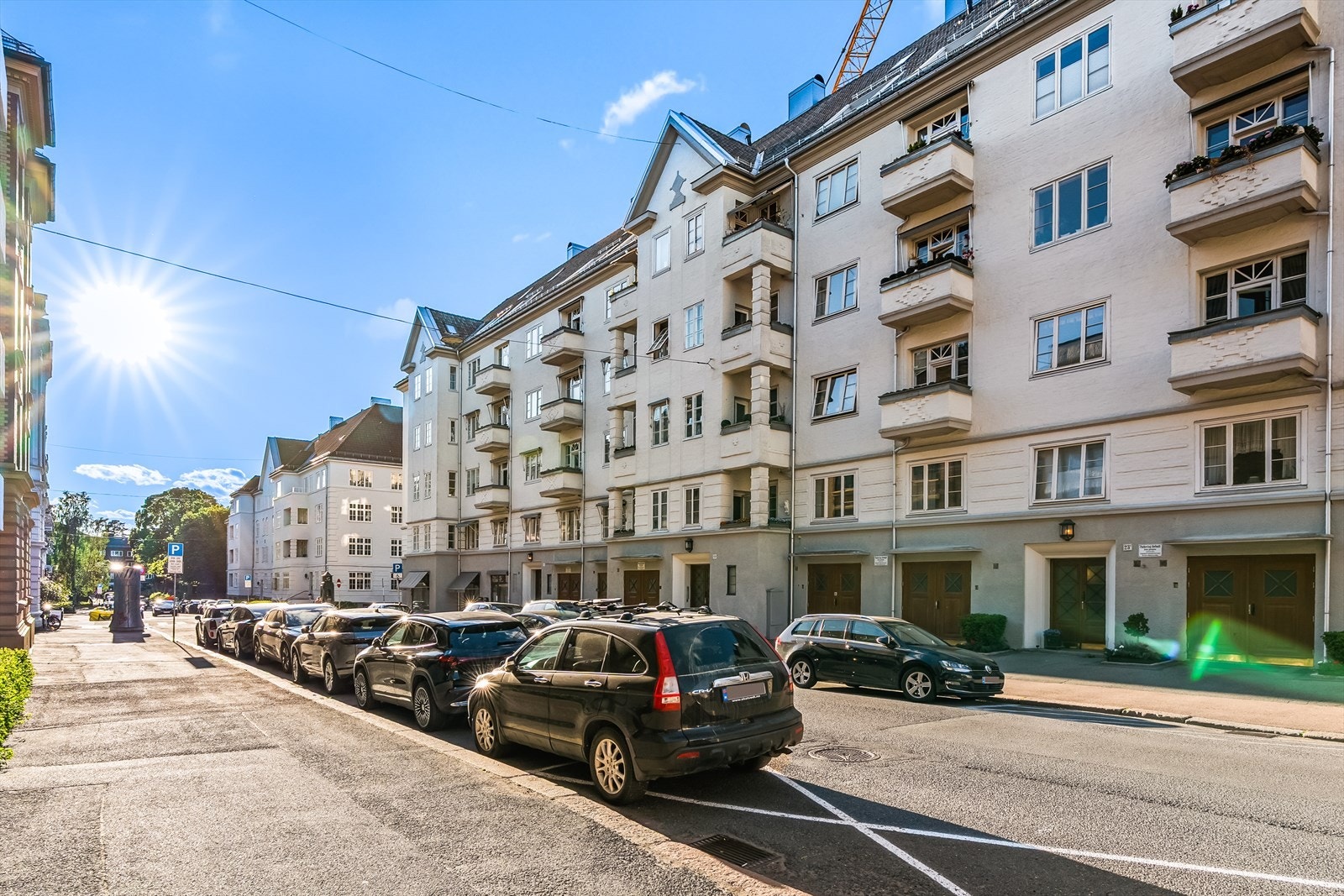 Pen og godt vedlikeholdt fasade. Galleribilde