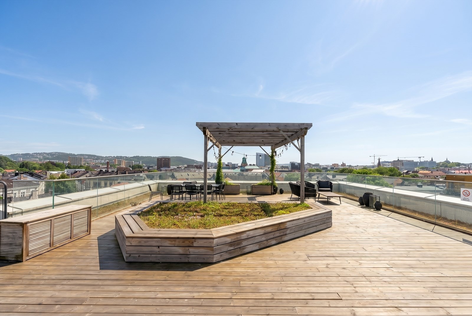 En urban oase med utsikt, sentralt på Grünerløkka med Sofienbergparken som nærmeste nabo. Galleribilde