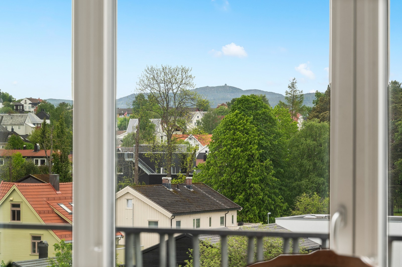Det er også fri sikt til Gråkallen. Galleribilde